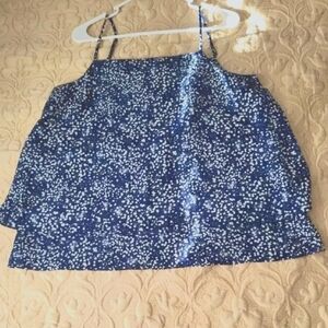 OLIVE & OAK top Blue size L